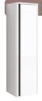 Tboss SOFT GLASS kiegészítő szekrény, több méretben Exkluzív ajánlat