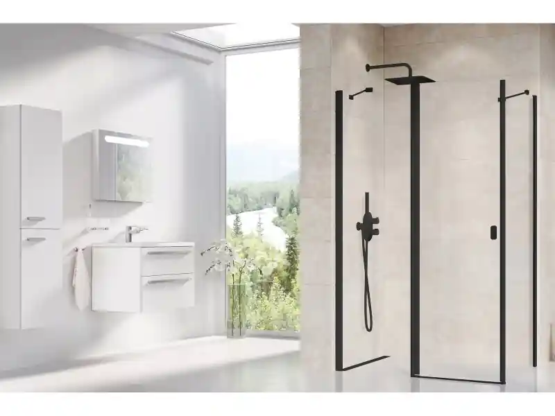 Ravak Chrome CRV2+CPS zuhanykabin fekete, több méretben Árengedmény