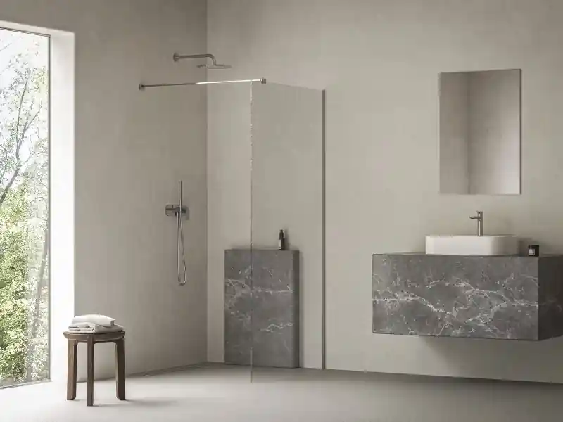 Ravak Walk-In Air Wall zuhanykabin króm, átlátszó Utolsó esély