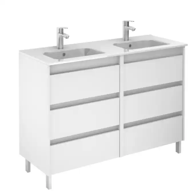 Utolsó esély Royo Sansa Alsószekrény 3 fiókos, 100-as, Gloss White