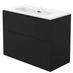 Expressz szállítás Deante PRIZMA - Mosdószekrény, mosdóval - 80 cm - nero