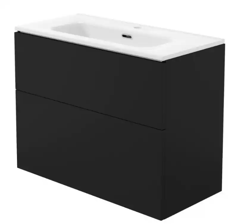 Expressz szállítás Deante PRIZMA - Mosdószekrény, mosdóval - 80 cm - nero