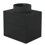 Gyors szállítás Deante PRIZMA - Mosdószekrény, gránitmosdóval - 360 mm - nero
