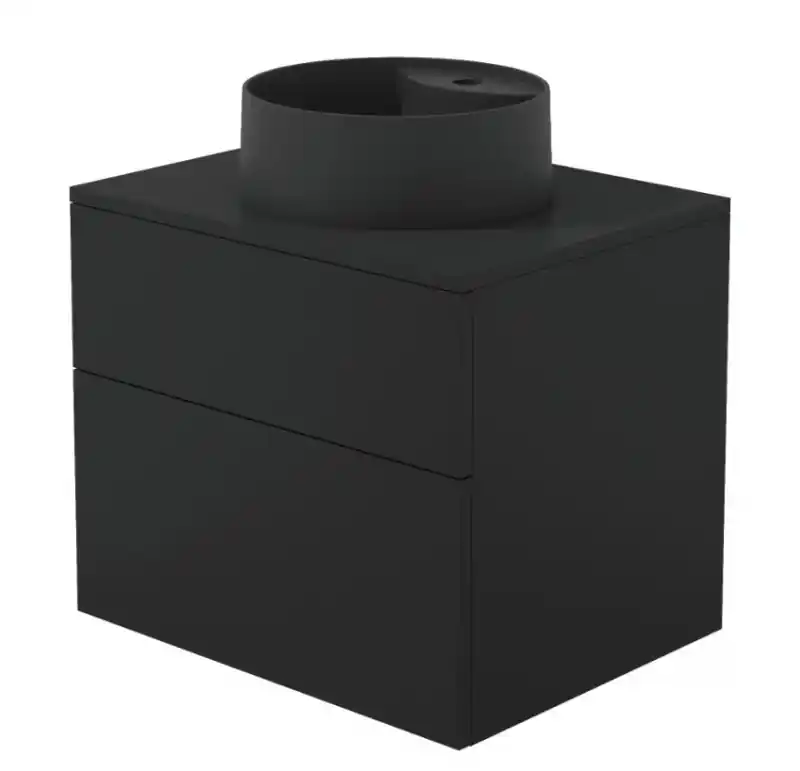 Gyors szállítás Deante PRIZMA - Mosdószekrény, gránitmosdóval - 360 mm - nero