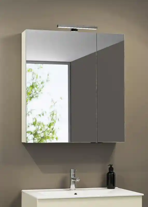 Azonnal elérhető Tboss Mirror Box Recta 75 tükrös felsőszekrény, 2 ajtós