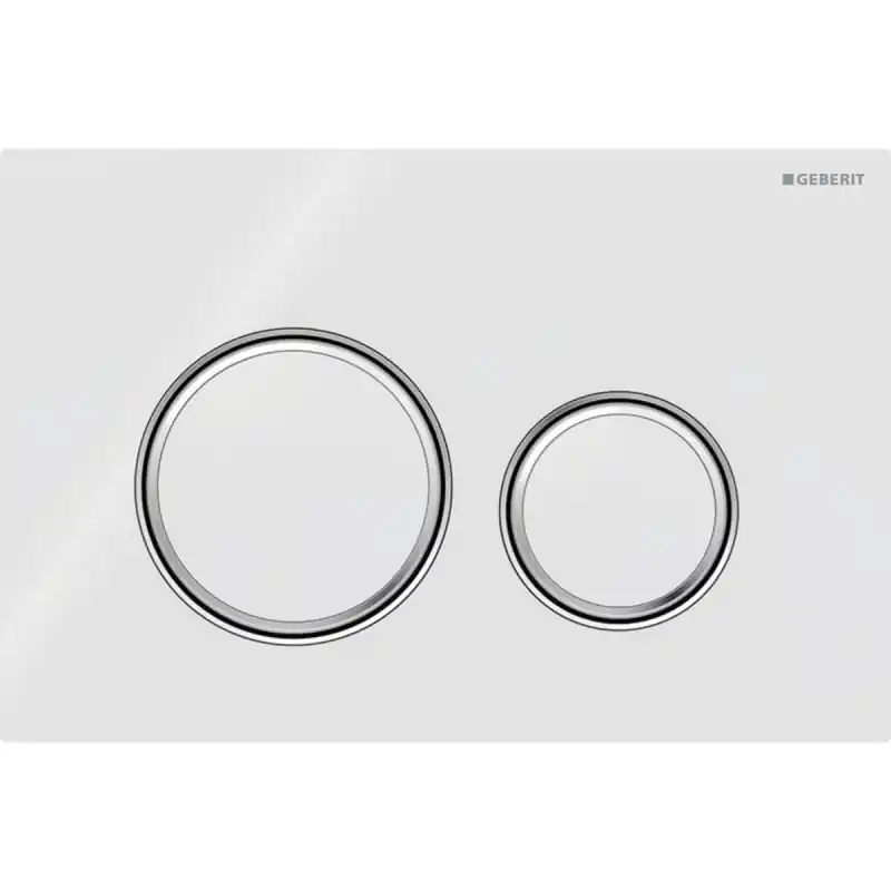 Outlet Geberit Sigma 21 nyomólap, fehér üveg