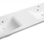 Sapho LUCIOLA öntöttmárvány duplamosdó, 150x50 (50154) Azonnal elérhető
