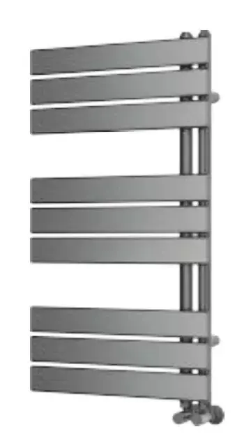 Legnépszerűbb AREZZO design HORIZONT GUN METAL 900X500 törölközőszárítós radiátor