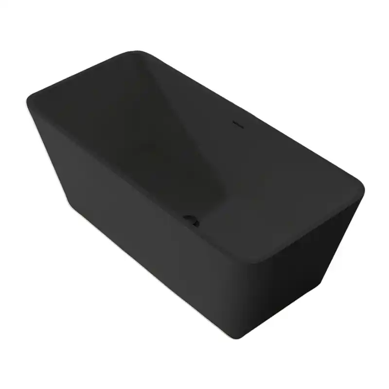 Wellis Carib Black Matt álló matt fekete öntött márvány kád Bestseller