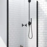 Outlet Radaway Nes Black KDD I szögletes fekete zuhanykabin