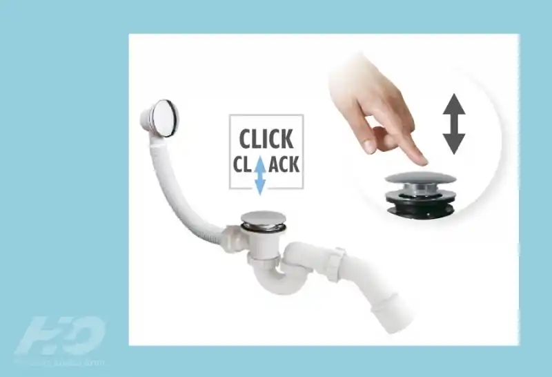 H2O PURE CLICK-CLACK AUTOMATA LE- ÉS TÚLFOLYÓ SZIFONNAL (60 cm) Utolsó esély