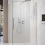 Népszerű Radaway Furo Brushed Nickel KDJ szögletes szálcsiszolt króm zuhanykabin