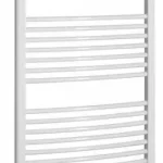 Biztonságos fizetés ORBIT Fürdőszobai radiátor, íves, 600x1680mm, 1013W, fehér (ILO66T)