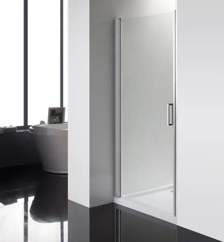 Népszerű Aqualife HX-109T nyíló zuhanyajtó, króm profillal