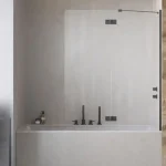 Szuper akció Radaway Essenza Brushed GunMetal PND II szálcsiszolt fegyvermetál kádparaván
