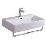 AREZZO design Norfolk Mosdótál törölközőtartóval, fehér AR-381 Árengedmény