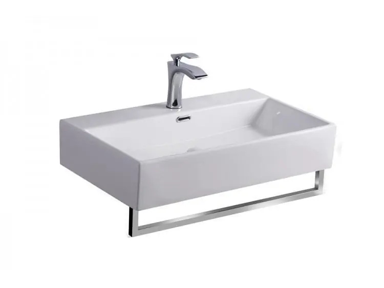 AREZZO design Norfolk Mosdótál törölközőtartóval, fehér AR-381 Árengedmény