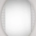 Tükör világítás nélkül, ovális, oldalszegéllyel, ML9901 Outlet