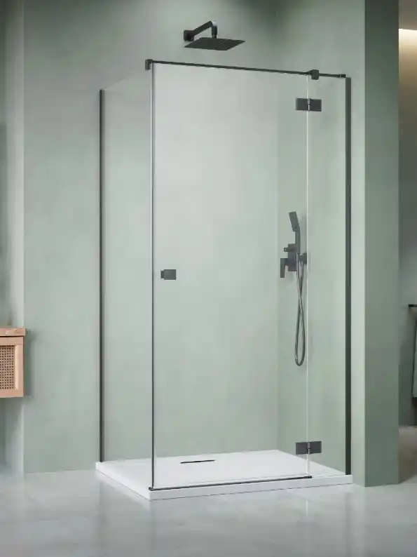 Radaway Essenza Brushed GunMetal KDJ szögletes szálcsiszolt fegyvermetál zuhanykabin Bestseller