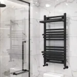 AREZZO design STEP BLACK 1000x500 törölközőszárító radiátor AR-SP10050B Azonnali szállítás