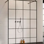 Akció Radaway Modo New Black I Factory Walk-in fekete zuhanyfal