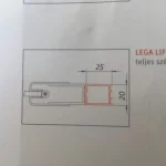 Azonnali szállítás Roltechnik Lega Lift Line zuhanykabin toldóprofil