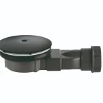 Akciós ár Radaway R400 SLIM Black fekete zuhanytálca szifon