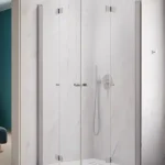 Radaway Nes Brushed Nickel KDD-B szögletes szálcsiszolt króm zuhanykabin Azonnali szállítás