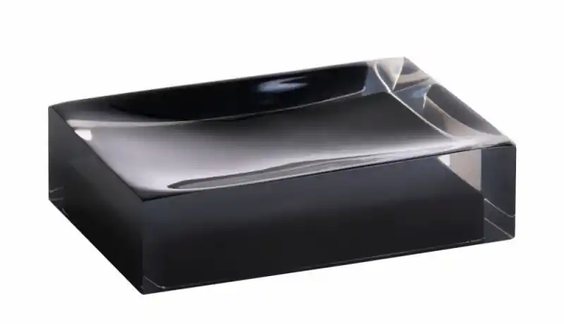 Bestseller BEMETA VISTA szappantartó, 110x30x70mm, fekete