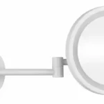 Újdonság BEMETA WHITE Kozmetikai tükör LED világítással 255x200x400mm, átm:200mm