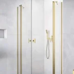 Gyors kiszállítás Radaway Nes Brushed Copper KDD II szögletes szálcsiszolt réz zuhanykabin
