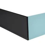 POLYSAN PLAIN előlap, balos, 170x59cm, matt fekete (72624.21) Rendeld meg most