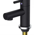 Sanotechnik SANOSOHO hidegvizes mosdó csaptelep, fekete Olcsóbb