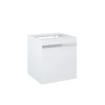 AREZZO DESIGN NEVADA 50 CM-ES OLDALSZEKRÉNY SZENNYESKOSÁRRAL, Matt fekete Nézd meg most