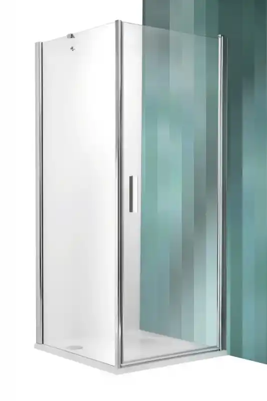 Outlet Roltechnik Tower Line TCO1+TB zuhanykabin egy nyíló ajtóval + egy fix fallal átlátszó üveggel