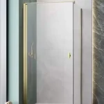 Radaway Nes Brushed Gold KDJ I szögletes szálcsiszolt arany zuhanykabin Biztonságos fizetés