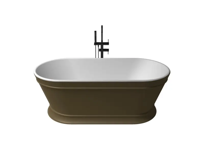 Gyors szállítás Zenon Heritage Oro Viejo Metallic/Blanco Mate szabadonálló kád