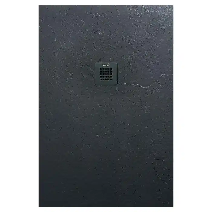 AREZZO design SOLIDSoft zuhanytálca 120x100 cm, ANTRACIT, színazonos lefolyóval (2 doboz) Vedd meg most