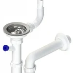 SIPHON FOR 1-BOWL GRANITE SINKS, 3,5'' WITHOUT POP-UP WASTE Újdonság