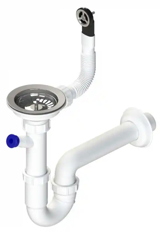 SIPHON FOR 1-BOWL GRANITE SINKS, 3,5'' WITHOUT POP-UP WASTE Újdonság