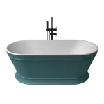 Bestseller Zenon Heritage Turquesa Metallic/Blanco Mate szabadonálló kád