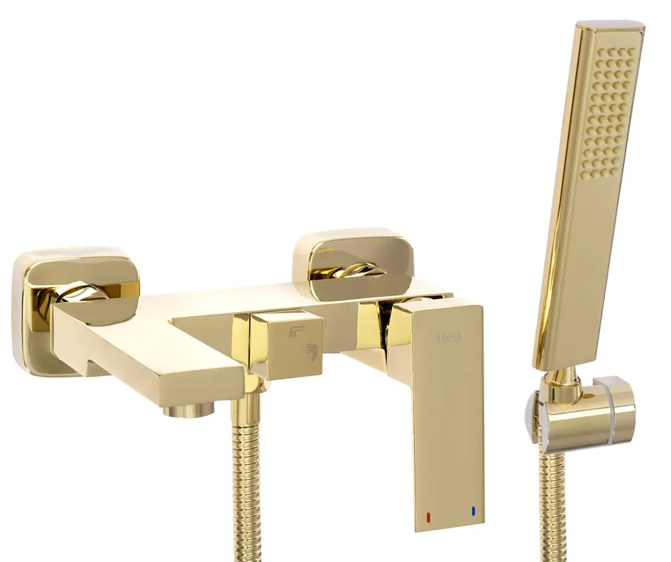 Fürdőkád csaptelep Rea Fenix Gold Gyors kiszállítás