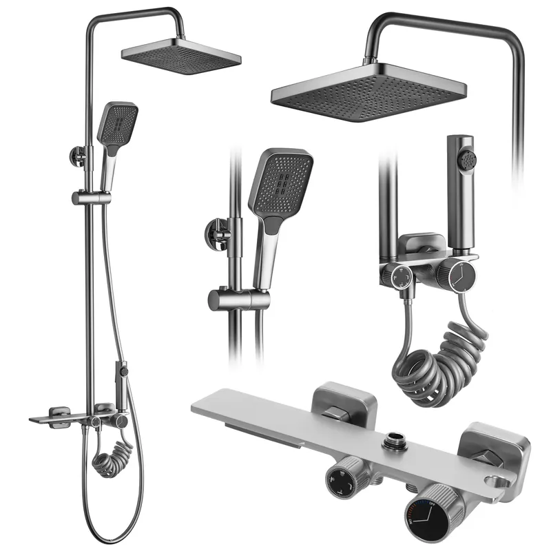 Zuhanyszett REA HELIX Nickel Brush INOX Nézd meg most