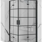 Korlátozott ajánlat Zuhanykabin Rea Molier Black Double 80x90