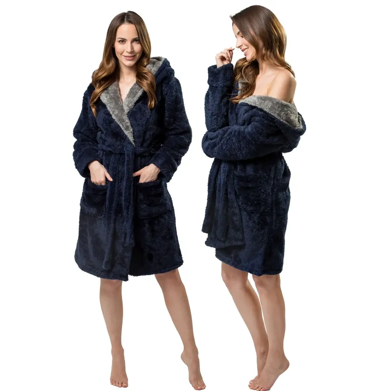 Fürdőköpeny Jordan Navy-Grey women L Ne maradj le