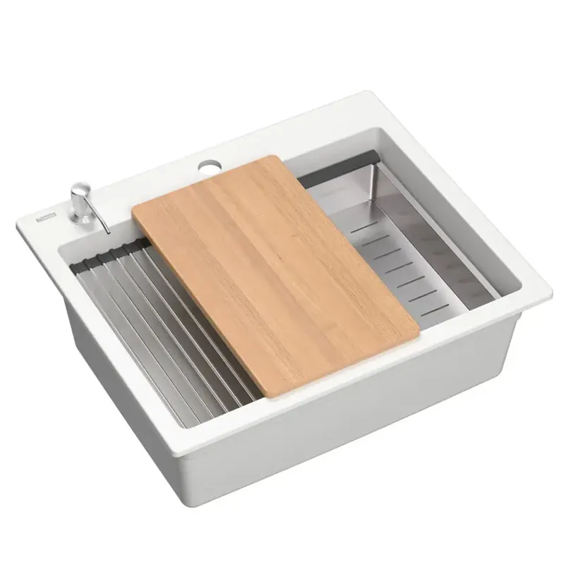 Szuper akció gránit mosogató KURT 110 WORKSTATION White
