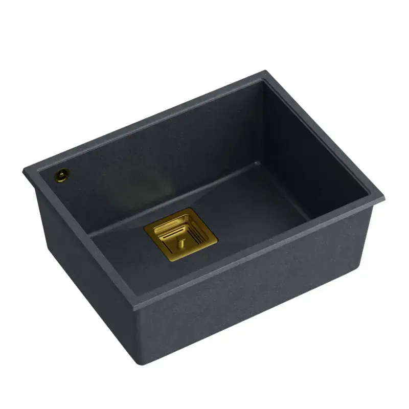 gránit mosogató DAVID 50 Black Metallic Kedvezményes ár