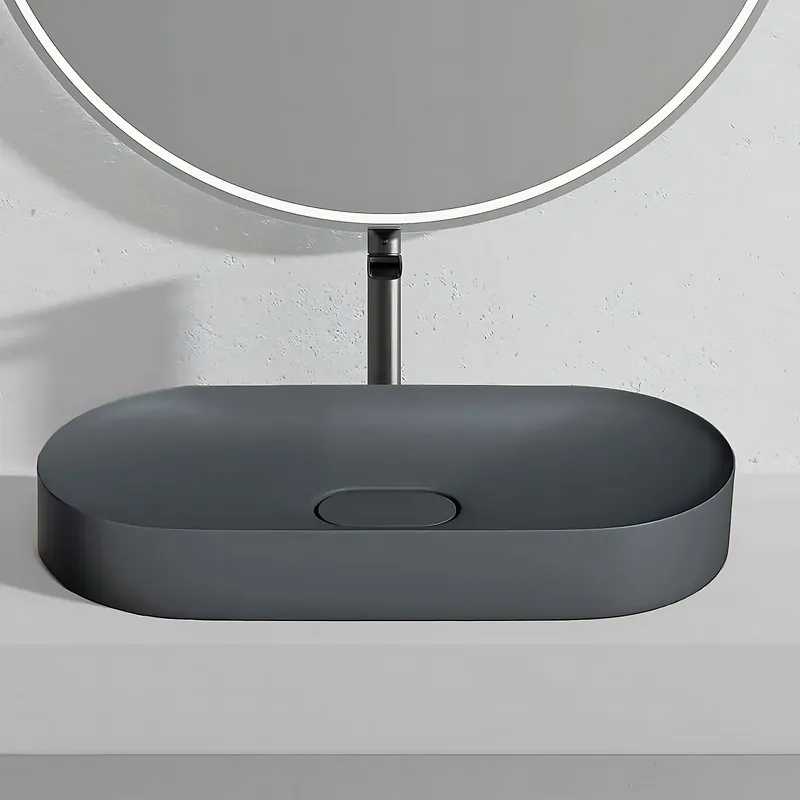 Legkelendőbb Konglomerátum mosdó IRIS 71 CM GREY MATT