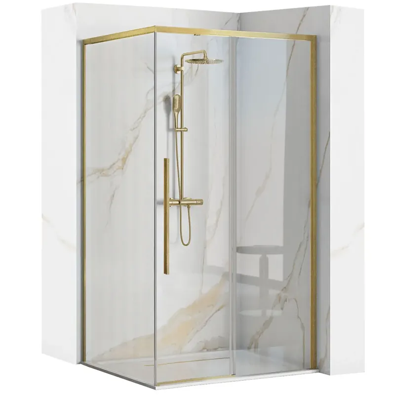 Zuhanykabin SOLAR GOLD Brush 90x90 Biztonságos fizetés