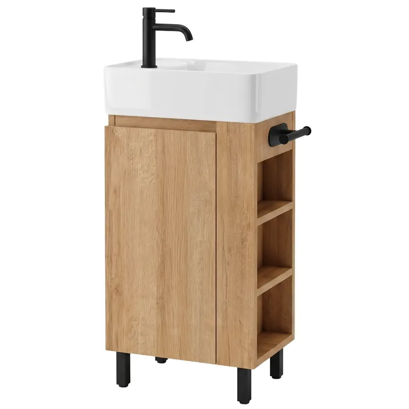 Outlet Fürdőszoba szekrény mosdóval REA Astra 43cm
